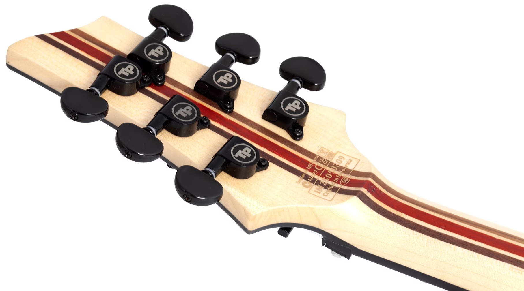 Schecter C1 Fr-s Pale Moon 2h Sustainac Fr Ric - Natural Satin Black Burst - Guitarra eléctrica con forma de str. - Variation 6