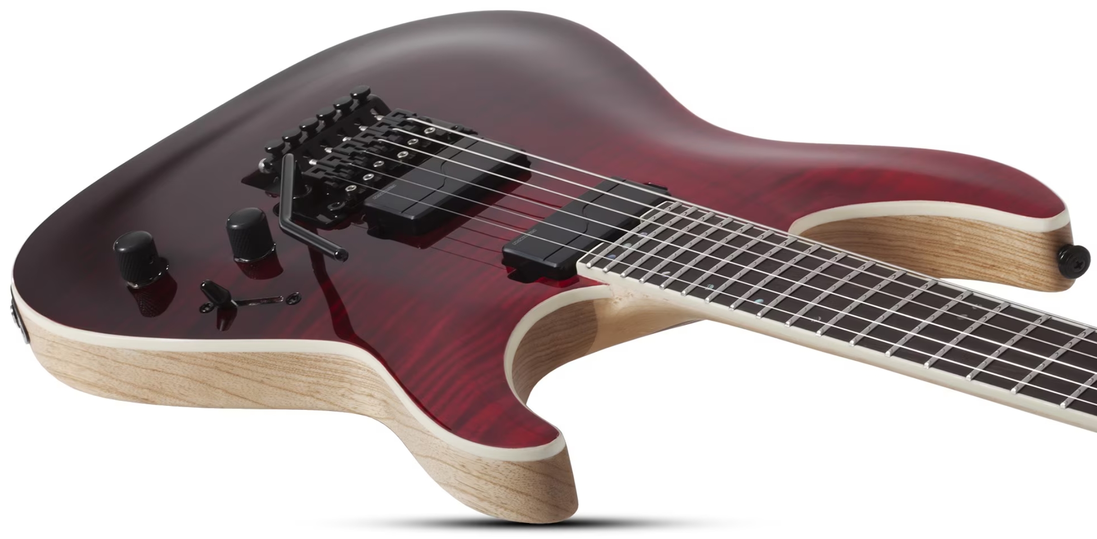 Schecter C1 Fr Sls Elite 2h Fishman Fluence Modern Eb - Blood Burst - Guitarra eléctrica con forma de str. - Variation 2