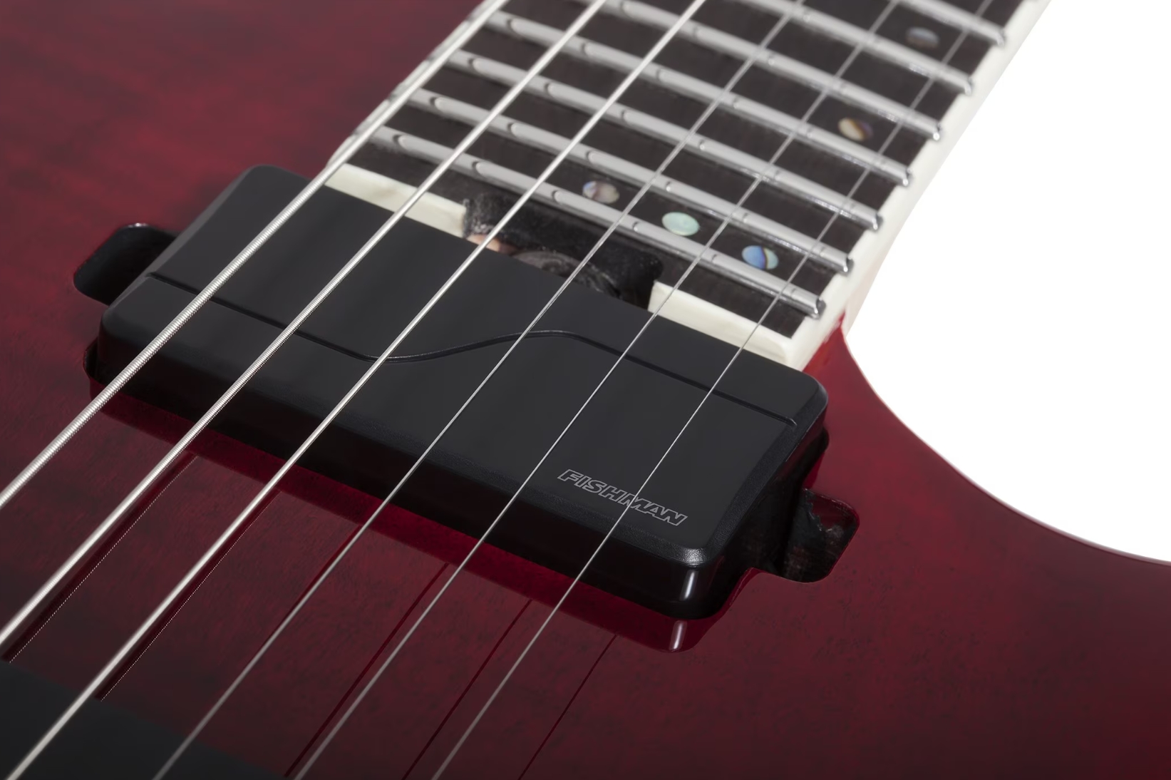 Schecter C1 Fr Sls Elite 2h Fishman Fluence Modern Eb - Blood Burst - Guitarra eléctrica con forma de str. - Variation 3