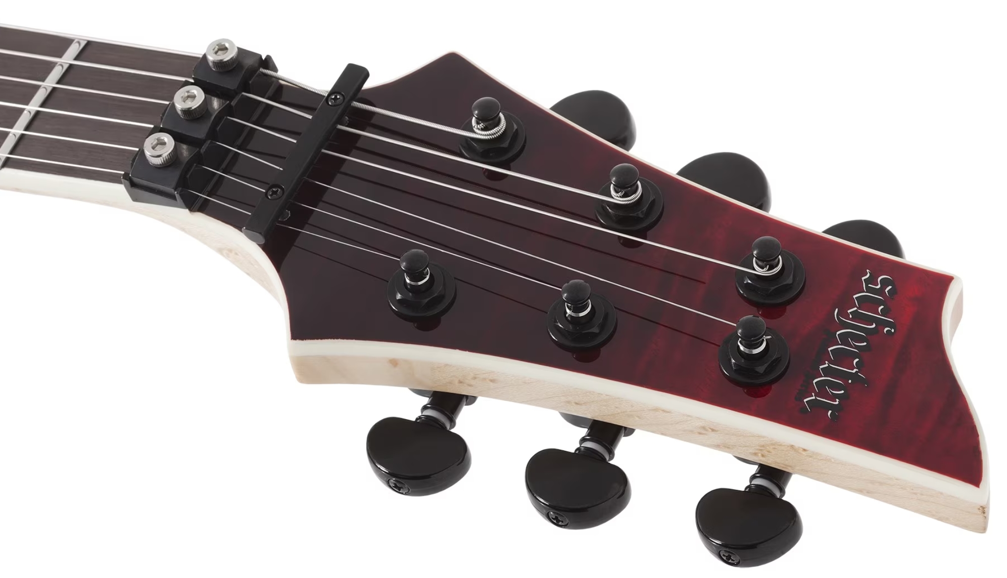 Schecter C1 Fr Sls Elite 2h Fishman Fluence Modern Eb - Blood Burst - Guitarra eléctrica con forma de str. - Variation 5