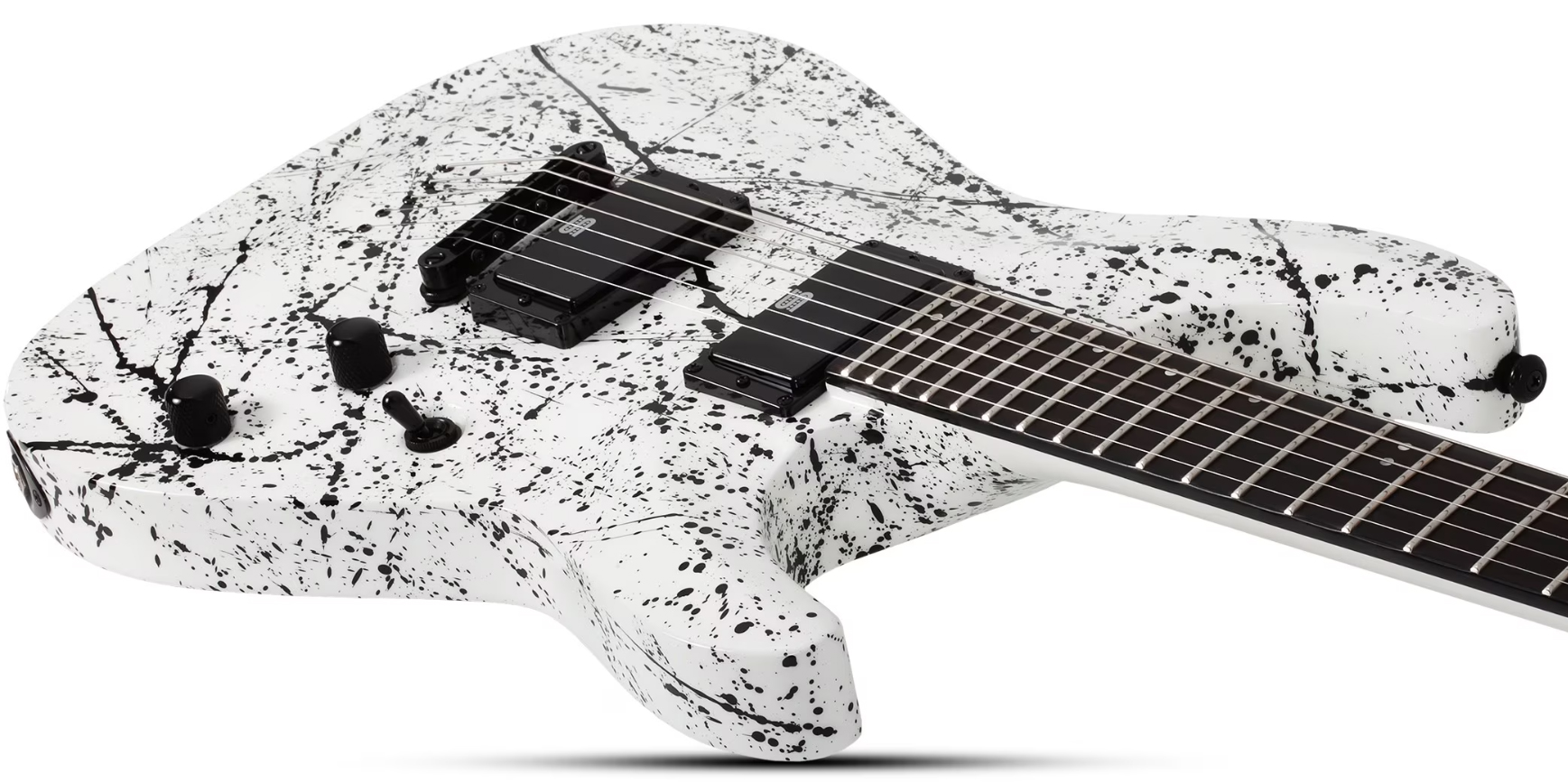 Schecter C1 Ink Bomb 2h Seymour Duncan Ht Eb - Ink Bomb - Guitarra electrica metalica - Variation 1