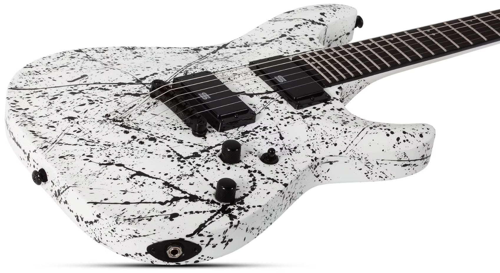 Schecter C1 Ink Bomb 2h Seymour Duncan Ht Eb - Ink Bomb - Guitarra electrica metalica - Variation 2