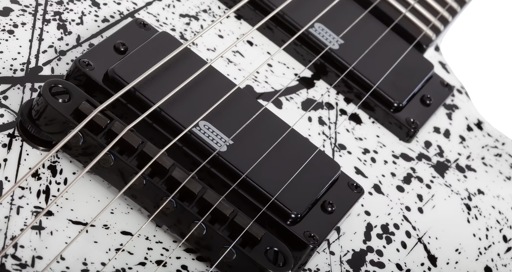 Schecter C1 Ink Bomb 2h Seymour Duncan Ht Eb - Ink Bomb - Guitarra electrica metalica - Variation 3