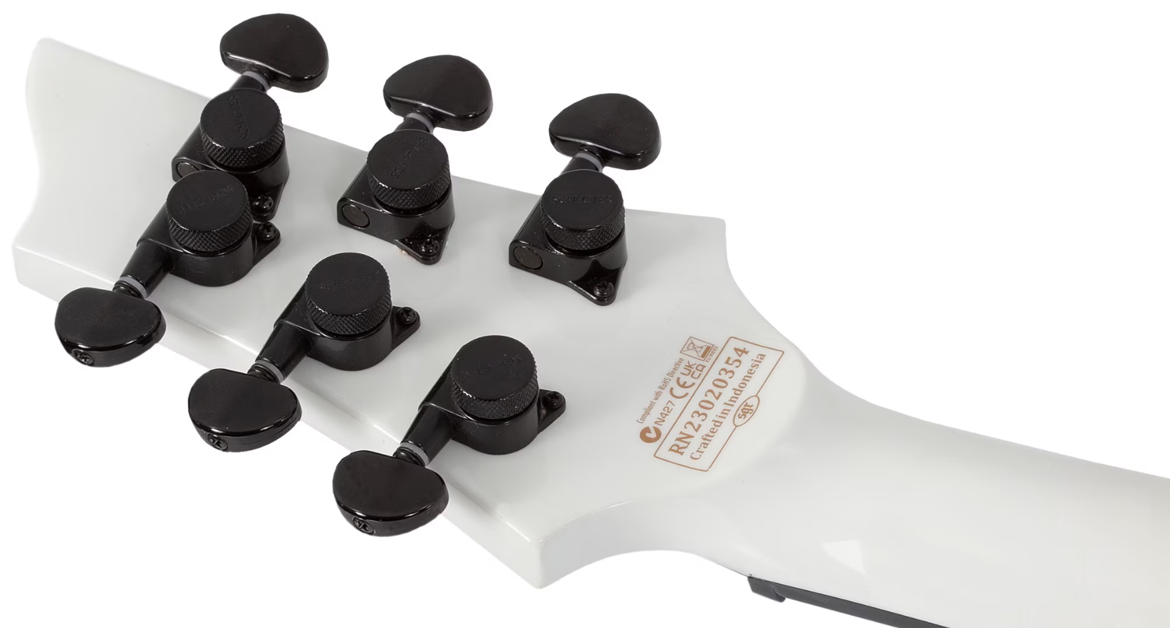 Schecter C1 Ink Bomb 2h Seymour Duncan Ht Eb - Ink Bomb - Guitarra electrica metalica - Variation 5