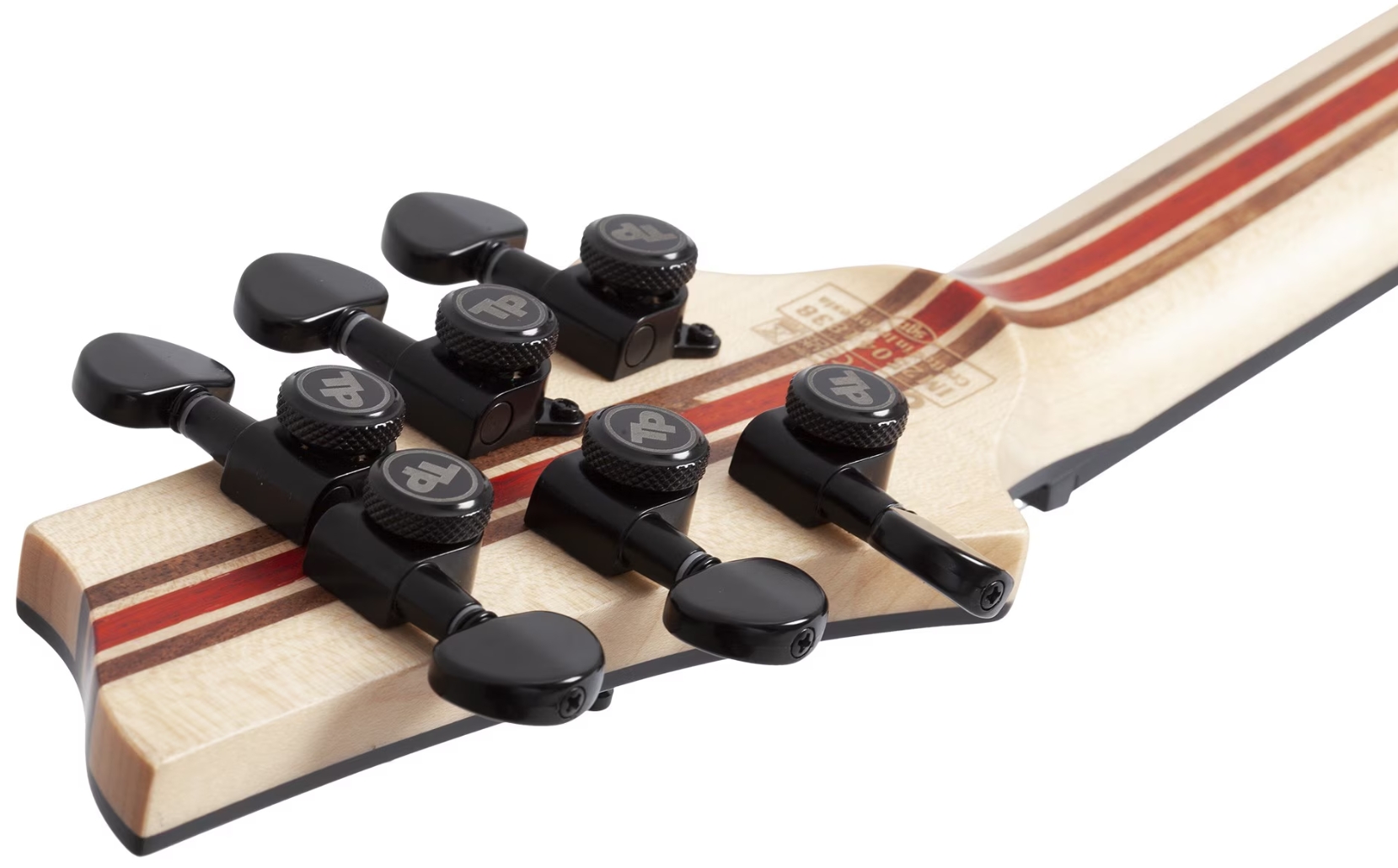 Schecter C1 Pale Moon 2h Ht Ric - Natural Satin Black Burst - Guitarra eléctrica con forma de str. - Variation 6