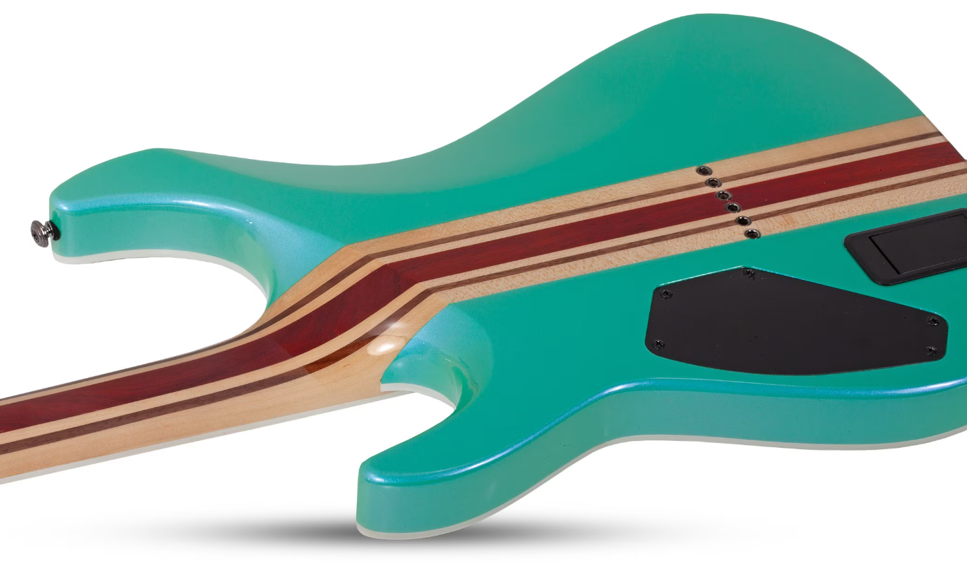 Schecter C1 Sls Hollywood 2h Fishman Fluence Modern Ht Eb - Glacier - Guitarra electrica metalica - Variation 3