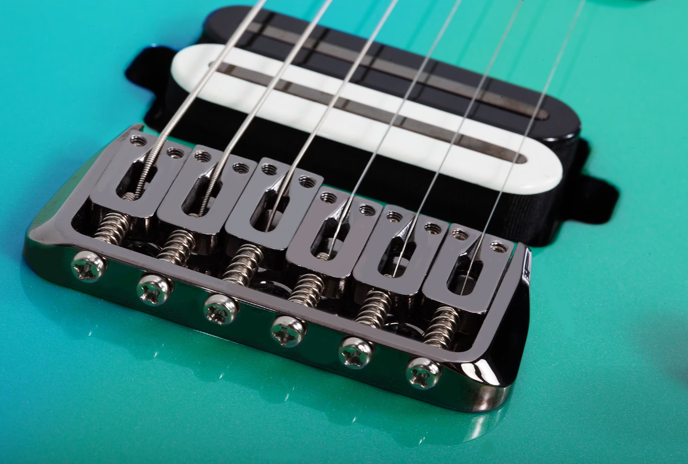 Schecter C1 Sls Hollywood 2h Fishman Fluence Modern Ht Eb - Glacier - Guitarra electrica metalica - Variation 4