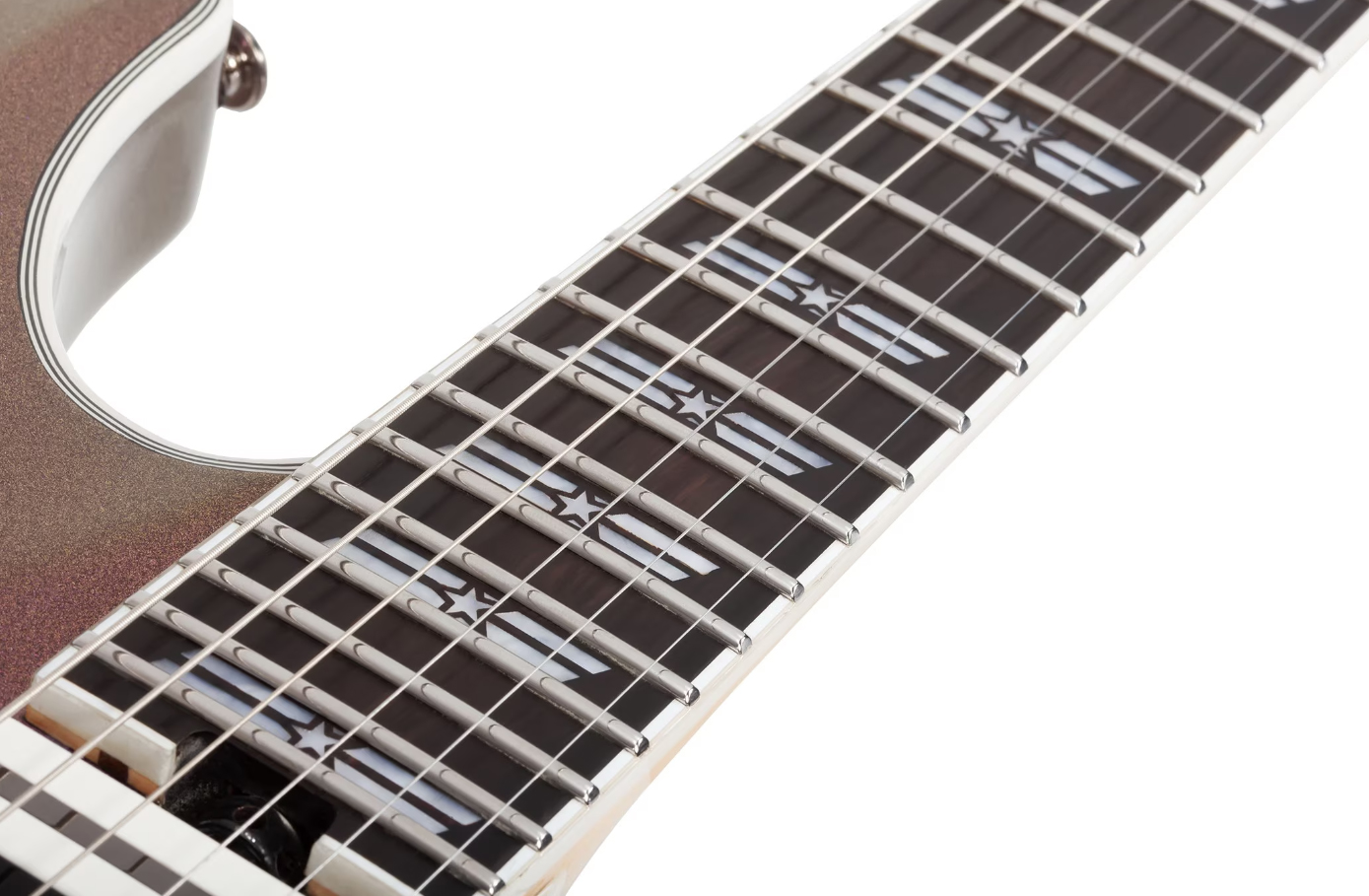Schecter C1 Sls Hollywood 2h Fishman Fluence Modern Ht Eb - Supernova - Guitarra electrica metalica - Variation 6