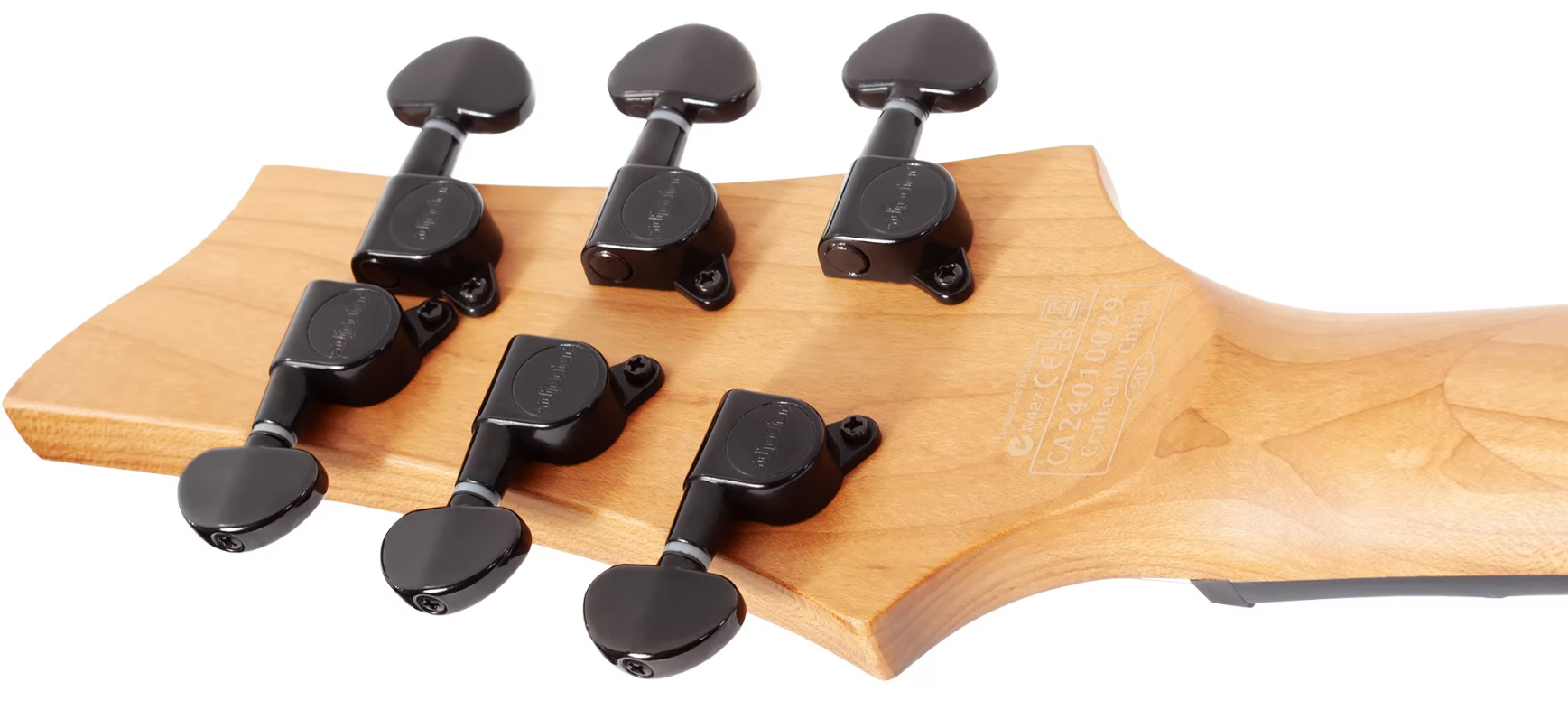 Schecter C1 Standard 2h Ht Rw - Charcoal Satin - Guitarra eléctrica con forma de str. - Variation 6