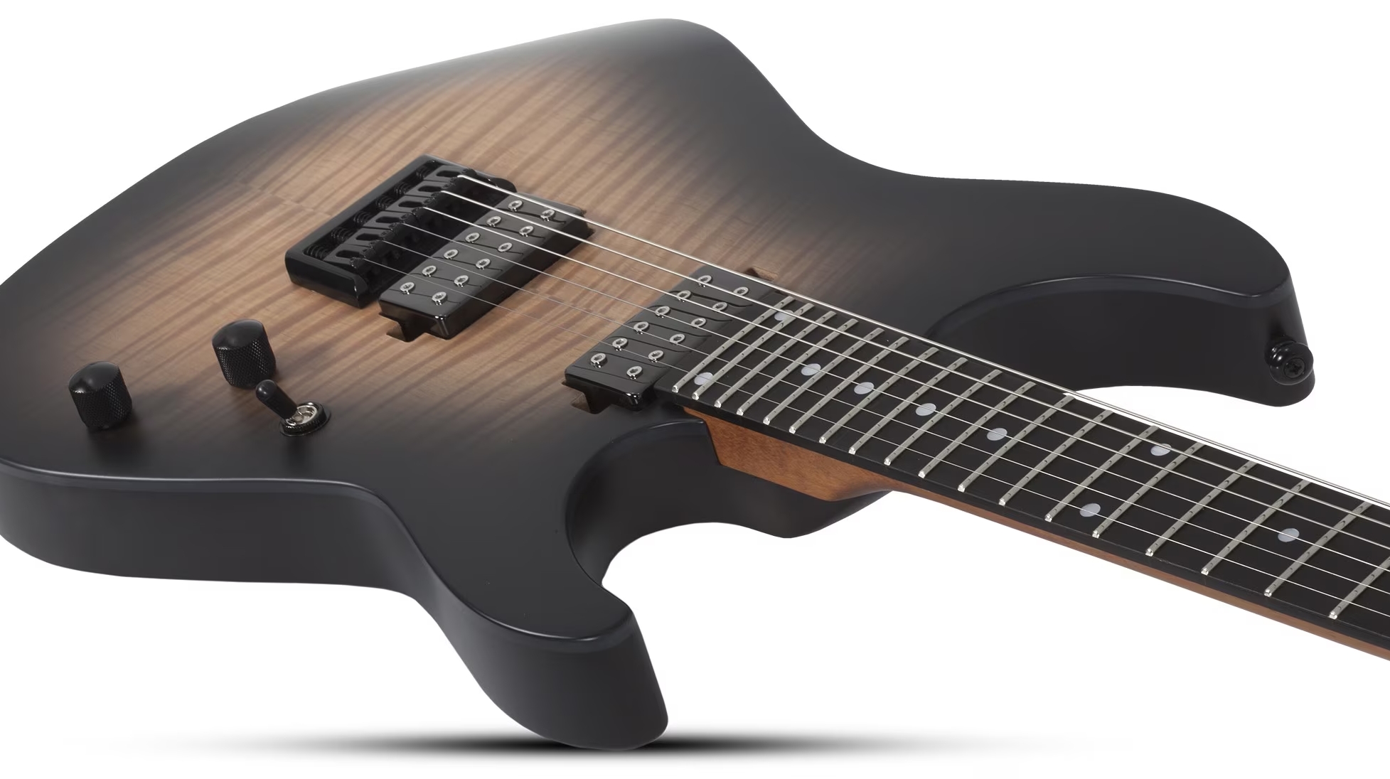 Schecter C1 Standard Plus 2h Ht Eb - Ember Burst - Guitarra eléctrica con forma de str. - Variation 3