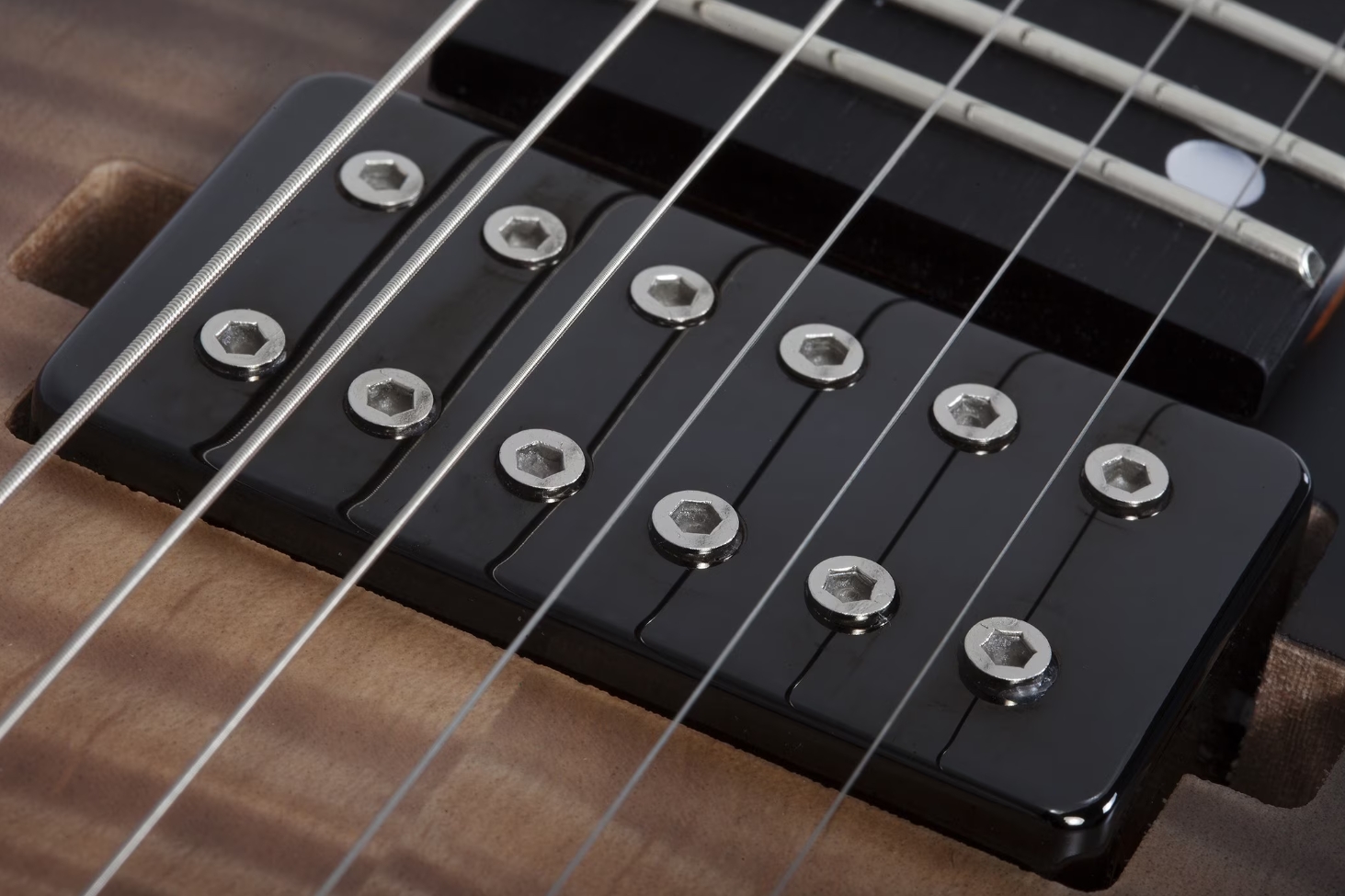 Schecter C1 Standard Plus 2h Ht Eb - Ember Burst - Guitarra eléctrica con forma de str. - Variation 4