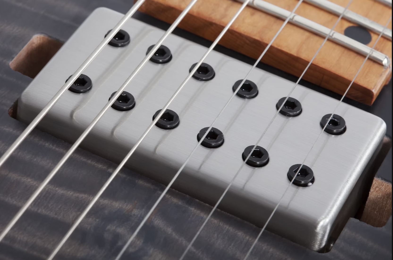 Schecter C1 Standard Plus 2h Ht Mn - Trans Black Burst - Guitarra eléctrica con forma de str. - Variation 3