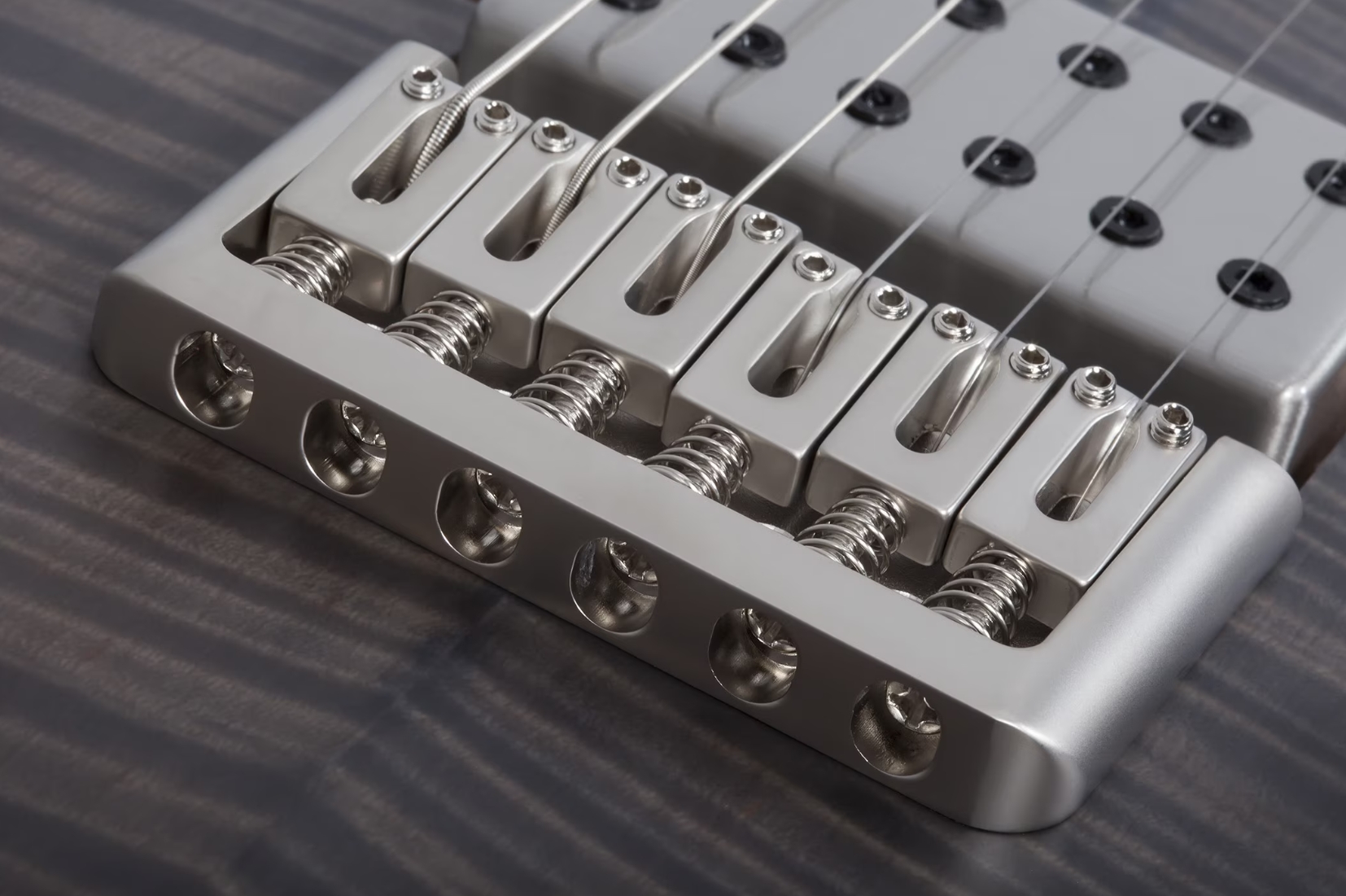 Schecter C1 Standard Plus 2h Ht Mn - Trans Black Burst - Guitarra eléctrica con forma de str. - Variation 4