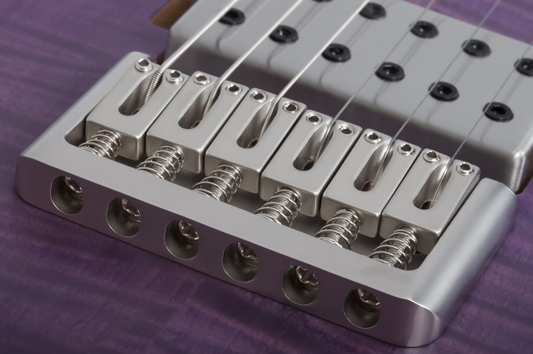 Schecter C1 Standard Plus 2h Ht Mn - Trans Purple Burst - Guitarra eléctrica con forma de str. - Variation 4