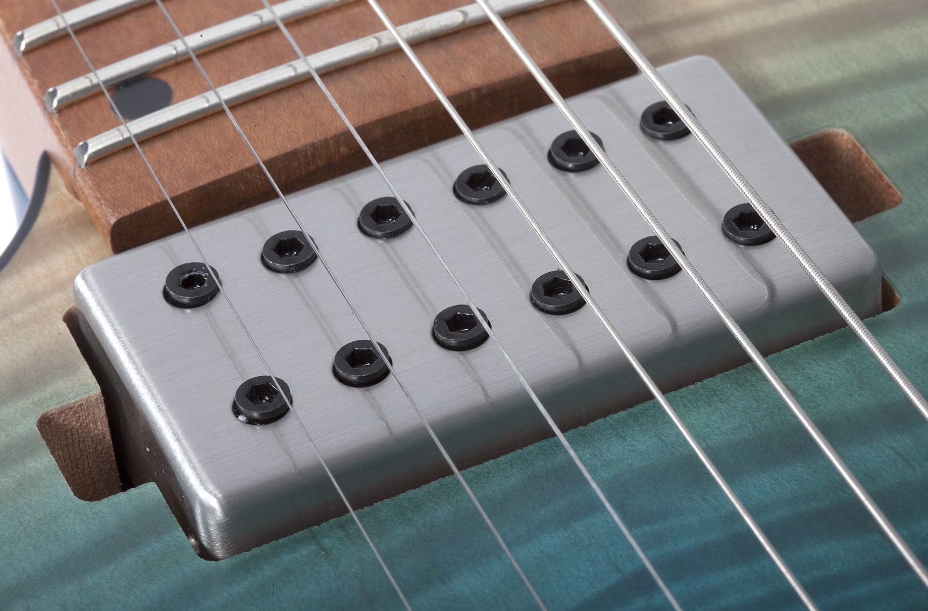 Schecter C1 Standard Plus Lh Gaucher 2h Ht Mn - Blue Fade - Guitarra eléctrica con forma de str. - Variation 2