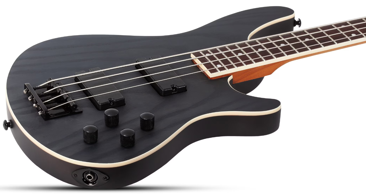 Schecter C4 Standard Rw - Charcoal Satin - Bajo eléctrico de cuerpo sólido - Variation 1