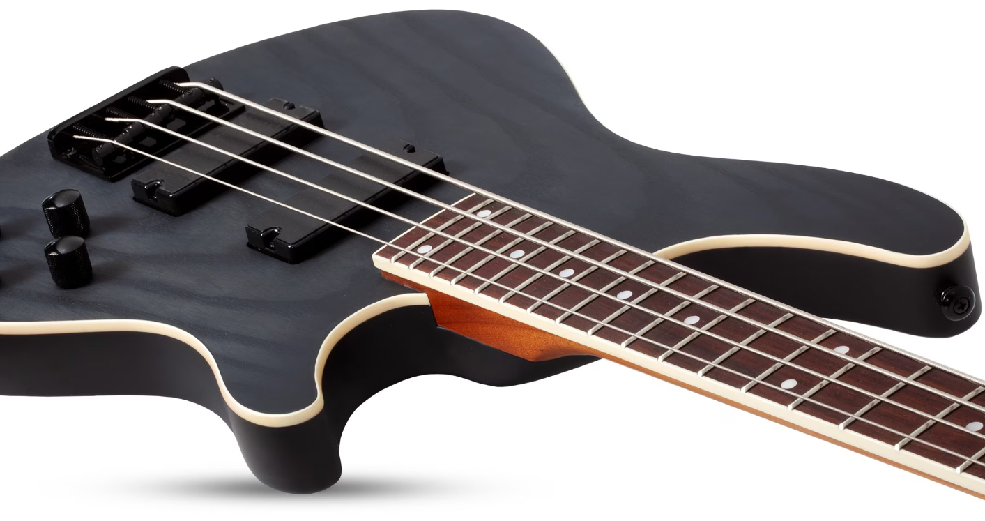 Schecter C4 Standard Rw - Charcoal Satin - Bajo eléctrico de cuerpo sólido - Variation 2