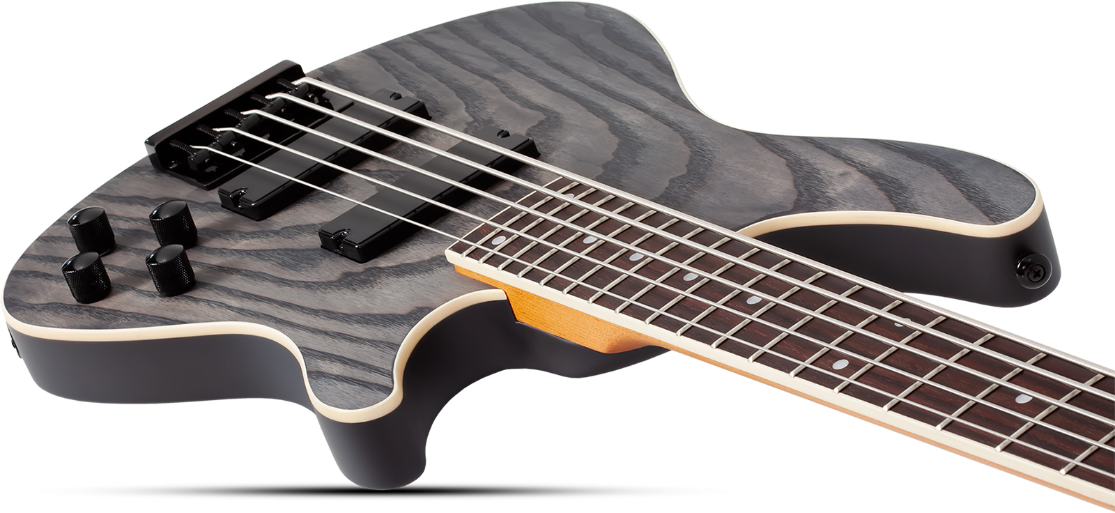 Schecter C5 Standard 5c Rw - Charcoal Satin - Bajo eléctrico de cuerpo sólido - Variation 2