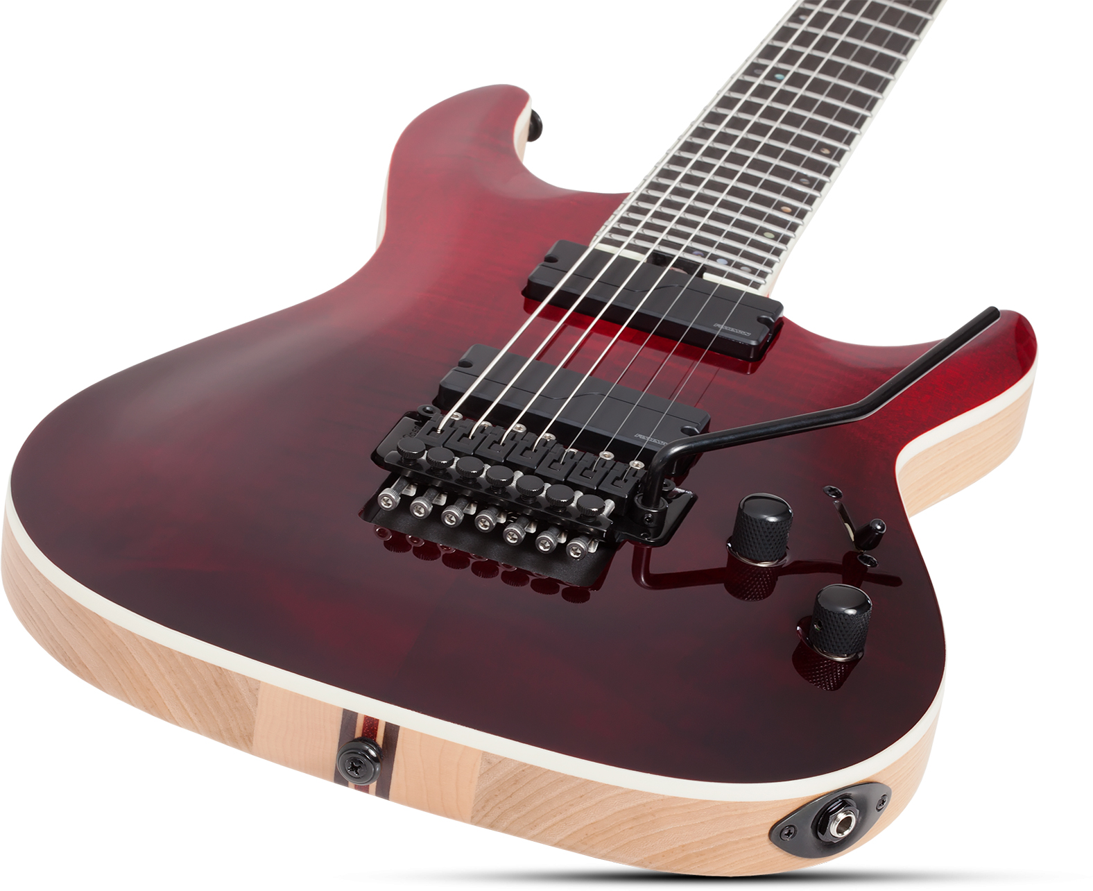 Schecter C7 Fr Sls Elite 7c Baryton 2h Fr Eb - Blood Burst - Guitarra eléctrica barítono - Variation 2