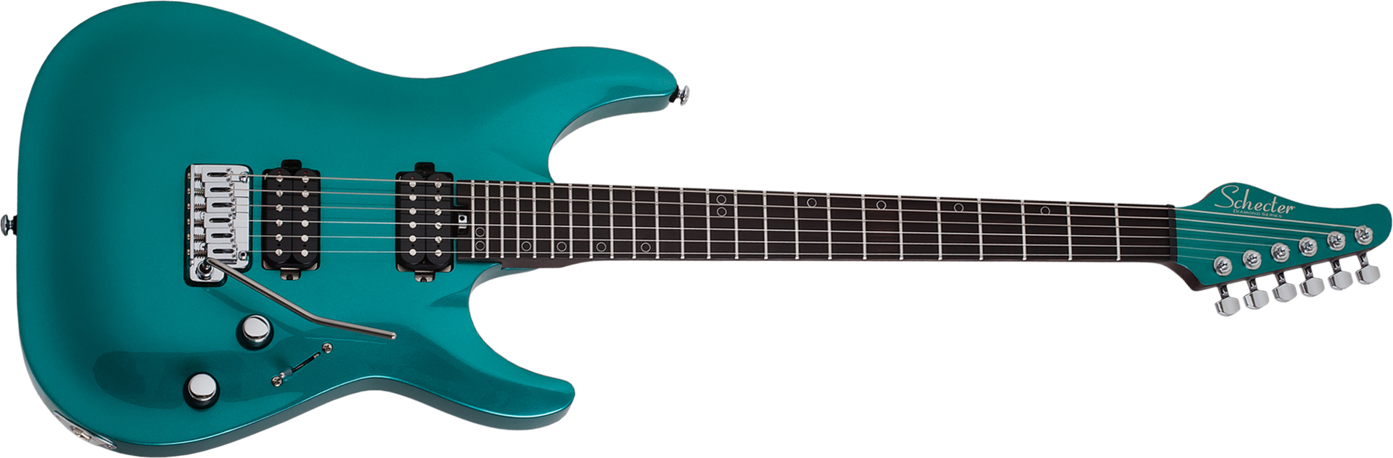 Schecter Aaron Marshall Am-6 Signature 2h Trem Eb - Artic Jade - Guitarra eléctrica con forma de str. - Main picture