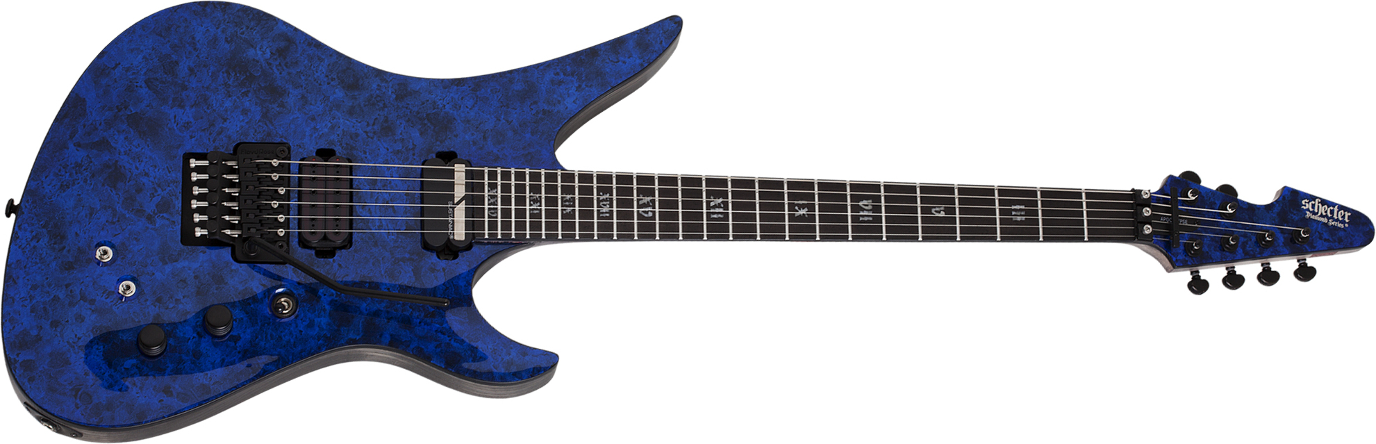 Schecter Avenger Apocalypse Fr S 2h Sustainiac Eb - Blue Reign - Guitarra electrica metalica - Main picture