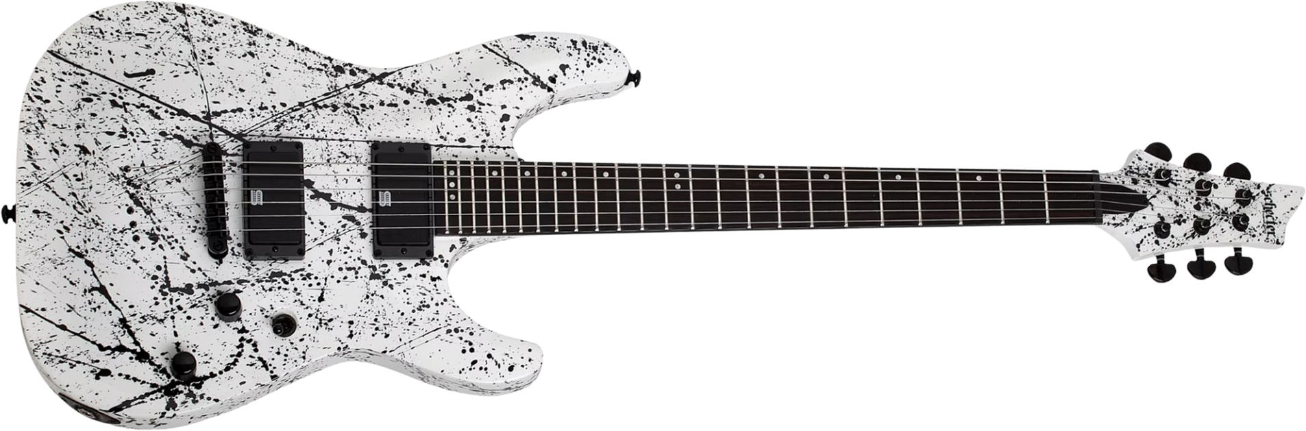 Schecter C1 Ink Bomb 2h Seymour Duncan Ht Eb - Ink Bomb - Guitarra electrica metalica - Main picture