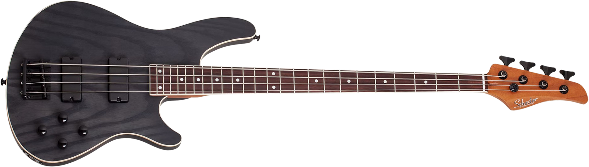 Schecter C4 Standard Rw - Charcoal Satin - Bajo eléctrico de cuerpo sólido - Main picture