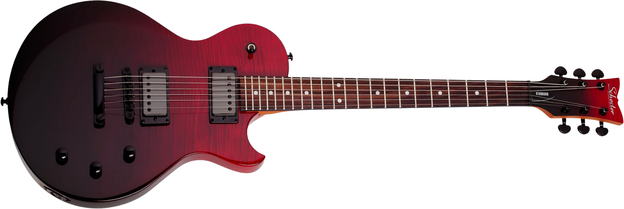 Schecter Solo-ii Standard 2h Ht Rw - Bloodburst - Guitarra eléctrica de corte único. - Main picture