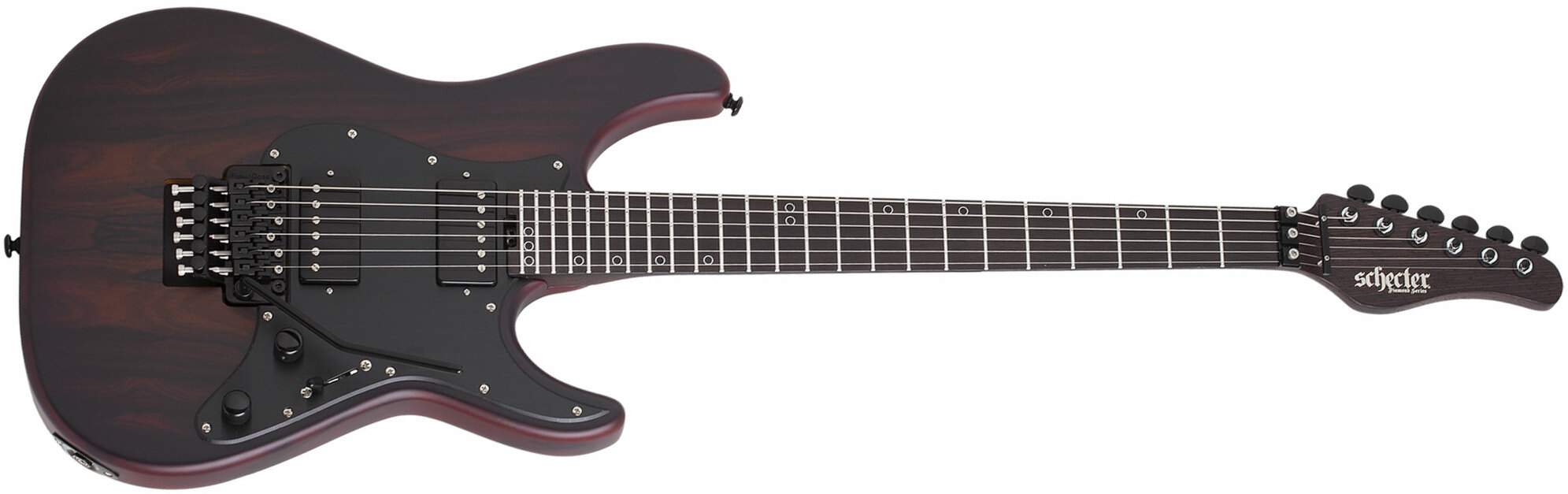 Schecter Sun Valley Super Shredder Exotic Ziricote 2h Fr Eb - Natural - Guitarra electrica metalica - Main picture