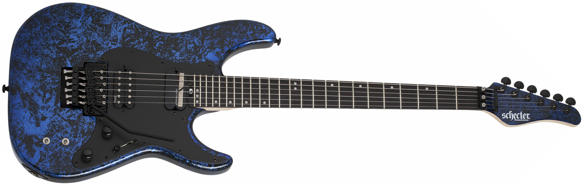 Schecter Sun Valley Super Shredder Fr S 2h Emg Sustainiac Eb - Blue Reign - Guitarra electrica metalica - Main picture