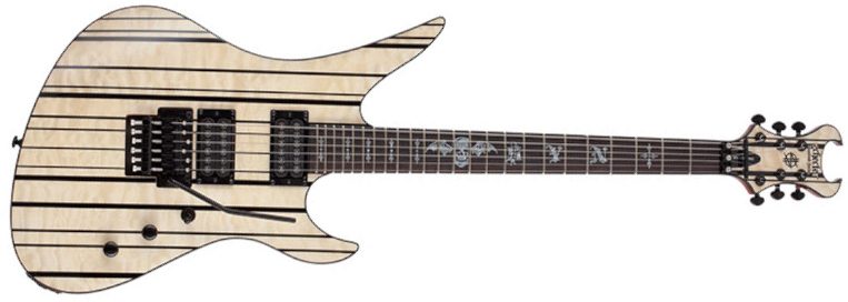 Schecter Synyster Gates Standard Plus Fr Hh Eb - Gloss Natural - Guitarra eléctrica de autor - Main picture