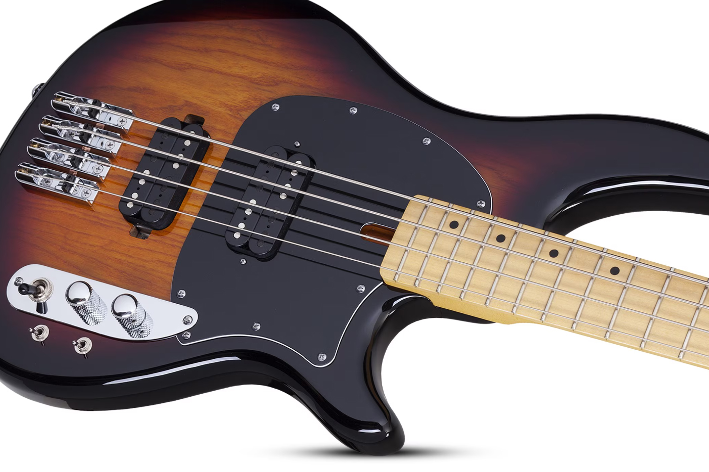 Schecter Cv4 Mn - 3-tone Sunburst - Bajo eléctrico de cuerpo sólido - Variation 2