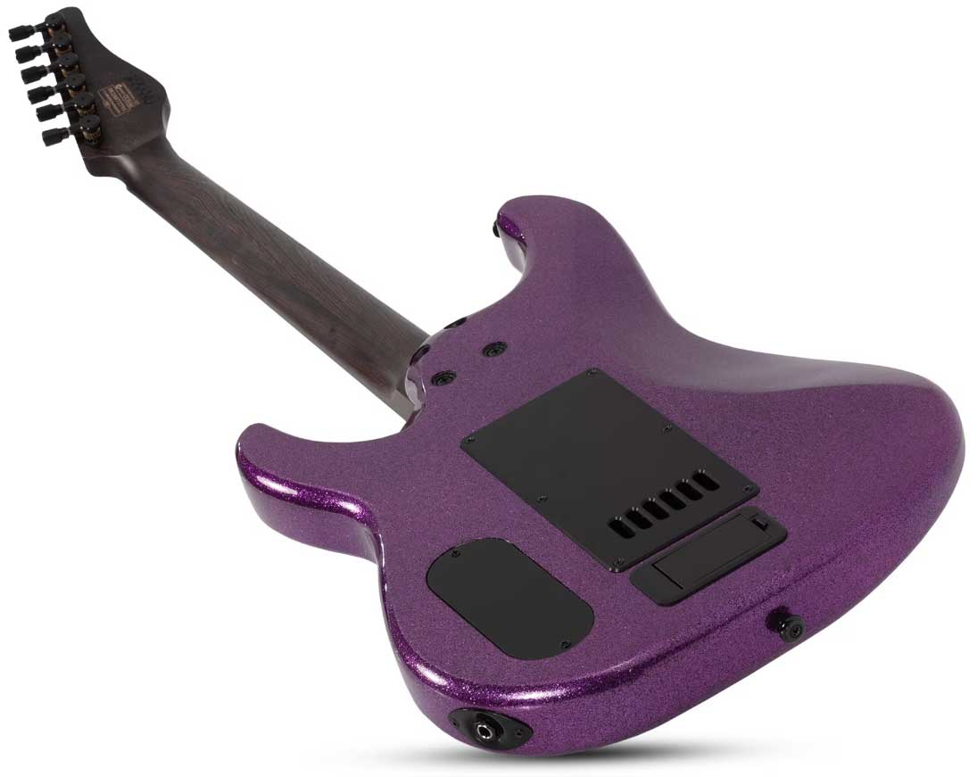 Schecter Daniel Haniss Danskimo 6 Signature 1h Fishman Fluence Ht Eb - Purple Sparkle - Guitarra eléctrica con forma de str. - Variation 3
