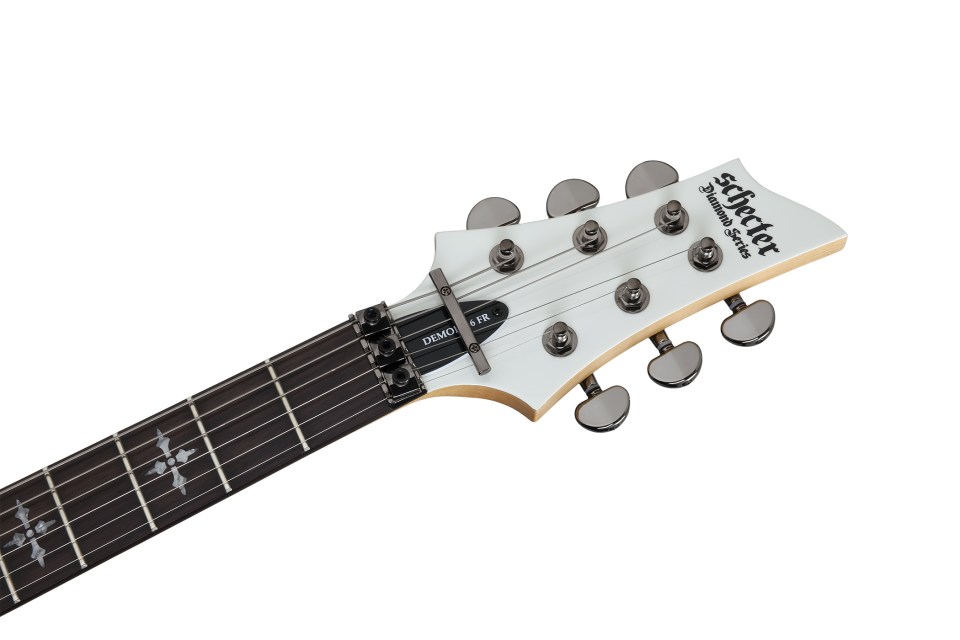 Schecter Demon-6 Fr 2h Rw - Vintage White - Guitarra eléctrica con forma de str. - Variation 3