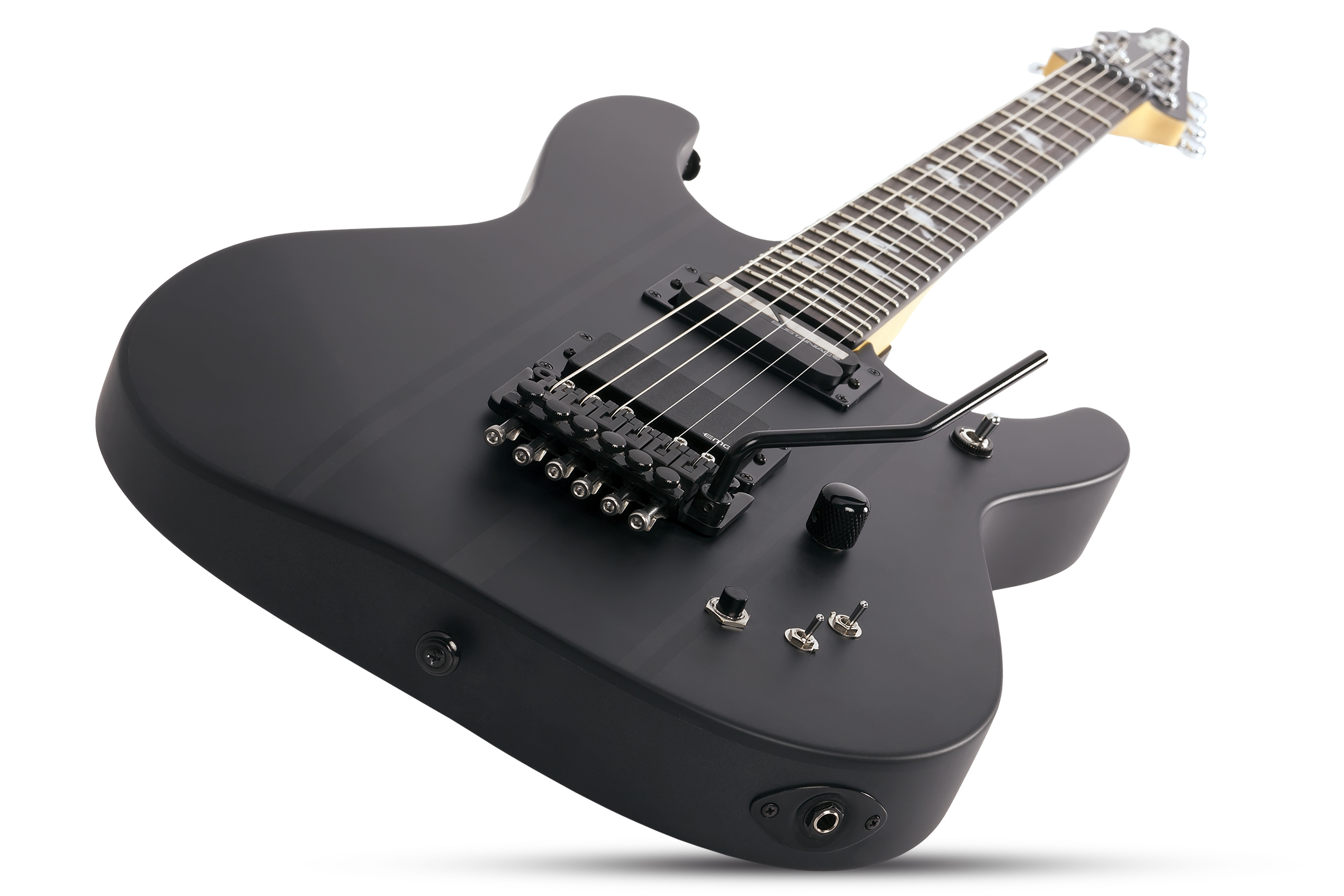 Schecter Dj Ashba Signature 2h Emg Sustainiac Fr Eb - Carbon Grey - Guitarra eléctrica con forma de str. - Variation 2