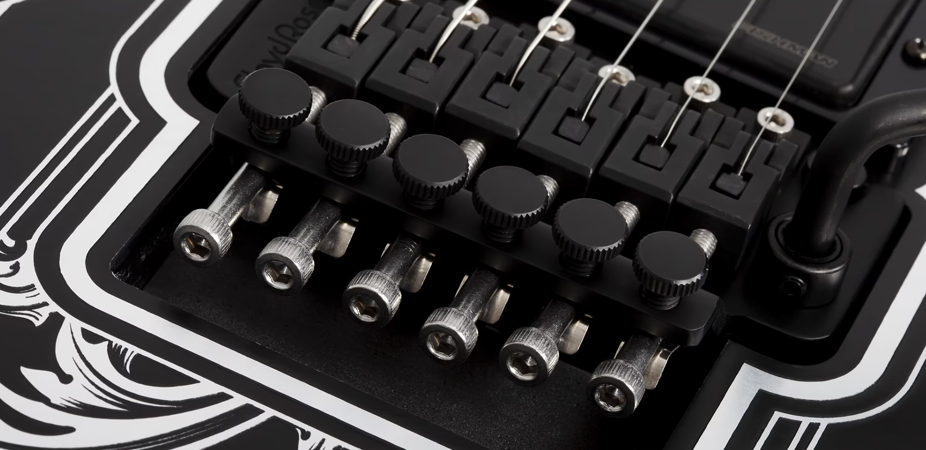 Schecter E1 Pryzm Palladium 2h Fishman Fluence Modern Fr Eb - Gloss Black - Guitarra eléctrica de 7 cuerdas - Variation 3