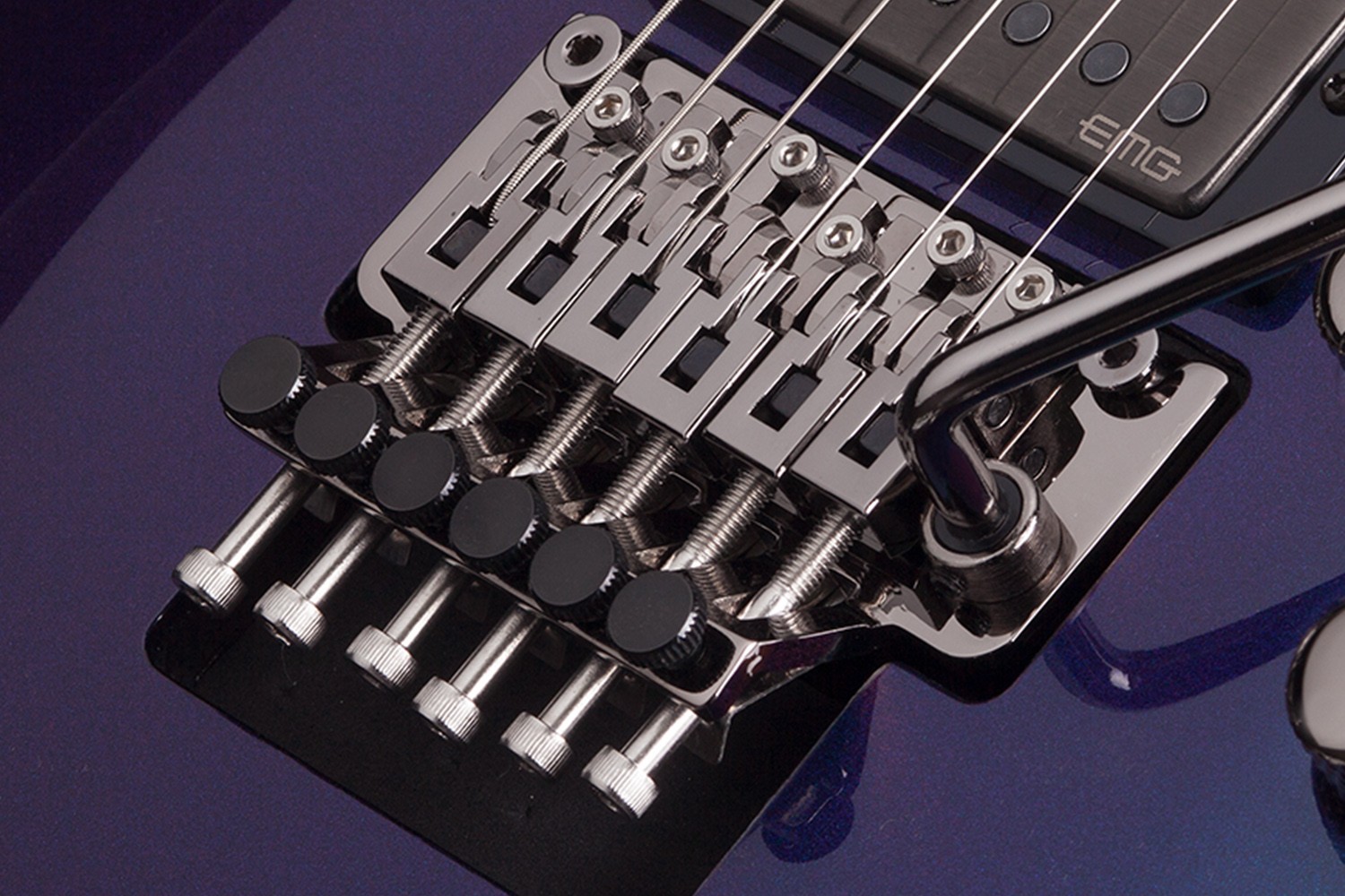Schecter Hellraiser Hybrid C-1 Frs 2h Emg Sustainiac Eb - Ultra Violet - Guitarra eléctrica con forma de str. - Variation 3