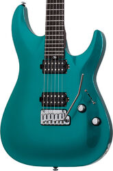 Guitarra eléctrica con forma de str. Schecter Aaron Marshall AM-6 - Artic jade