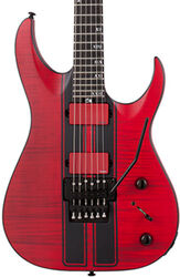 Guitarra eléctrica con forma de str. Schecter Banshee GT FR - Trans red
