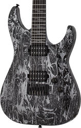 Guitarra eléctrica con forma de str. Schecter C-1 - Silver mountain