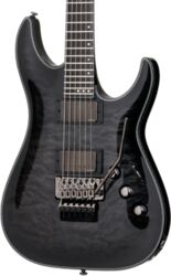 Guitarra eléctrica con forma de str. Schecter Hellraiser Hybrid C-1 FR - Trans. black burst