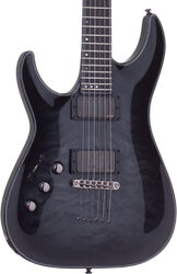 Guitarra electrica para zurdos Schecter Hellraiser Hybrid C-1 LH Zurdo - Trans. black burst