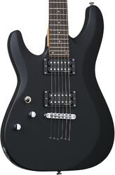 Guitarra electrica para zurdos Schecter C-6 Deluxe LH - Satin black