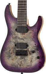 Guitarra eléctrica de 7 cuerdas Schecter C-7 Pro - Aurora burst