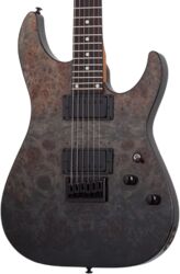 C-1 Standard - black fade burst burl