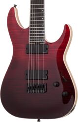 Guitarra eléctrica barítono  Schecter C-7 SLS Elite 7-String - Blood burst