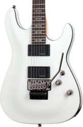 Guitarra eléctrica con forma de str. Schecter Demon-6 FR - Vintage white