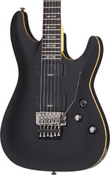 Guitarra eléctrica con forma de str. Schecter Demon-6 FR - Aged black satin