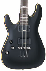 Guitarra electrica para zurdos Schecter Demon-6 Zurdo - Aged black satin