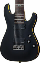 Guitarra eléctrica barítono  Schecter Demon-8 Active - Satin black